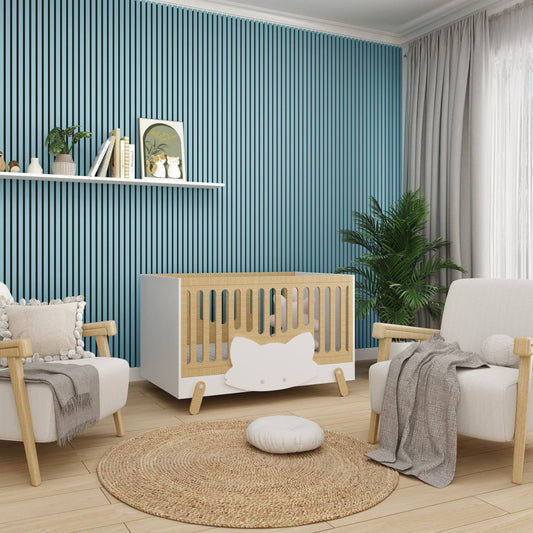 Acoustic Wall Panels in Baby Blue with Black Backing - Wall Panel