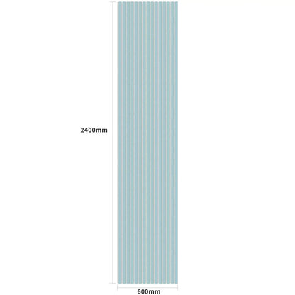 Acoustic Wall Panels in Baby Blue with White Backing