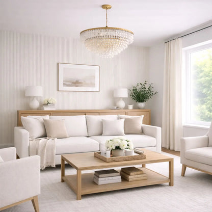 Acoustic Wall Panels in Off White with White Backing