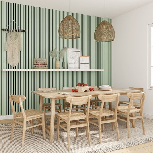 Acoustic Wall Panels in Pastel Green with Black Backing - Wall Panel