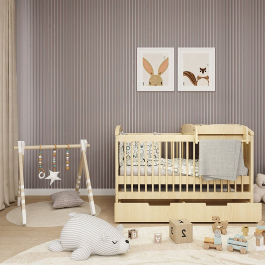 Acoustic Wall Panels in Purple Heather with White Backing - Wall Panel