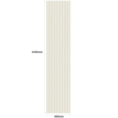 Acoustic Wall Panels in Scallop with White Backing