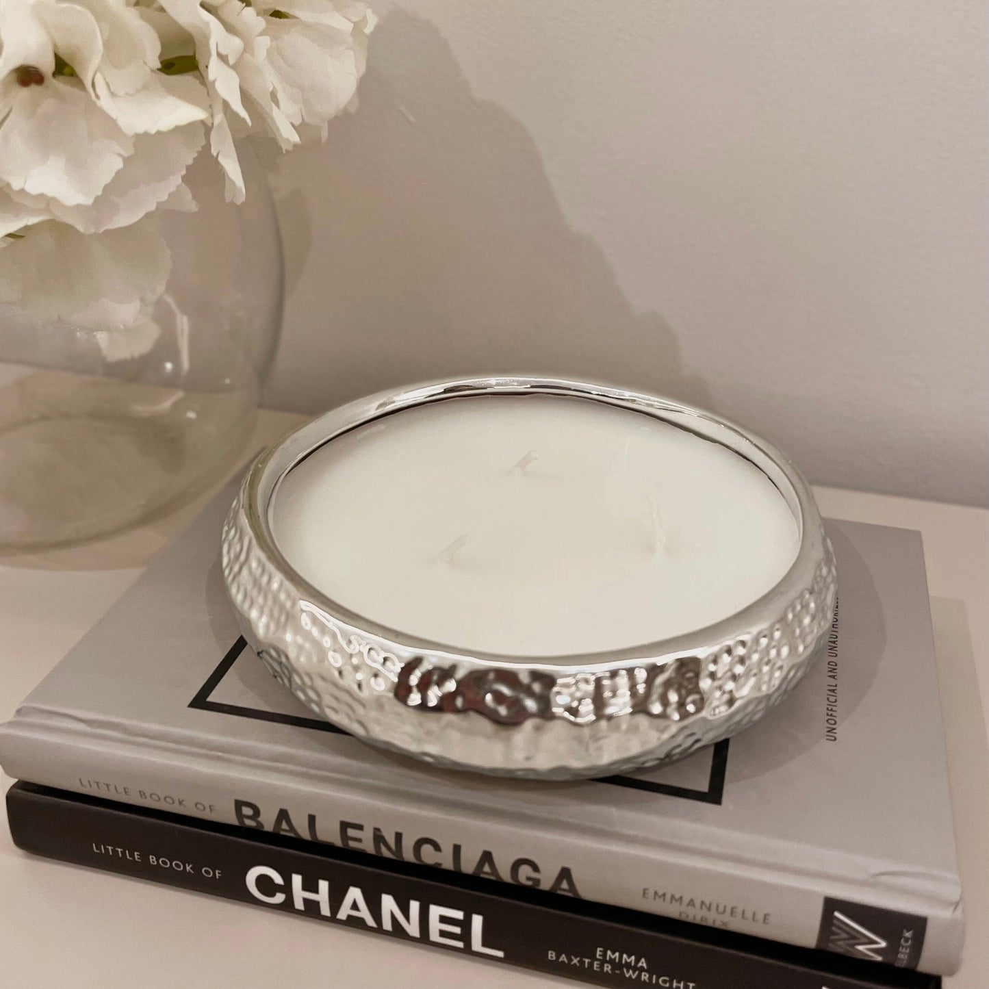 Aeolian 3 Wick Silver Scented Candle