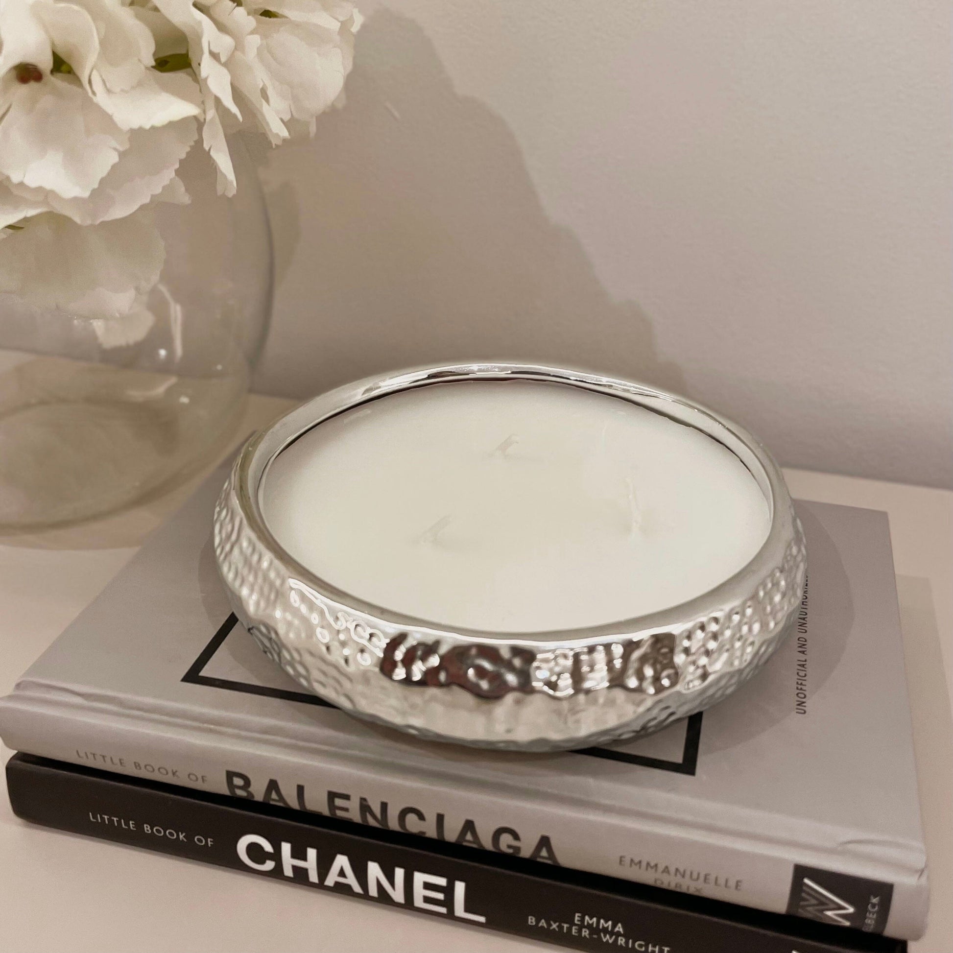 Aeolian 3 Wick Silver Scented Candle - Fragrance