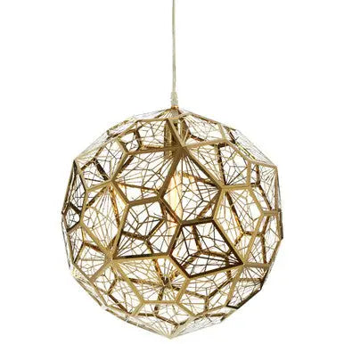 Akela Gold Finish Sphere Pendant Light