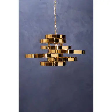 Alana 5 Bulb Gold Finish Pendant Lamp