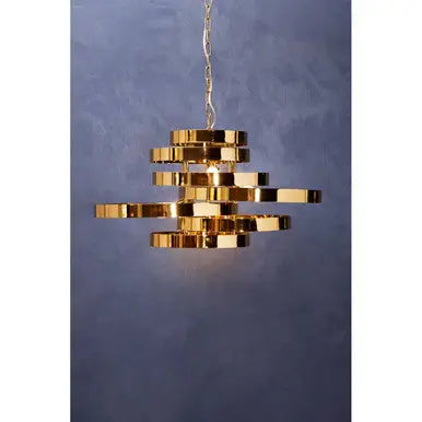 Alana Gold Metal 5 Bulb Pendant Light
