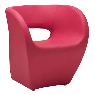 Aldo Hot Pink Leather Effect Armchair