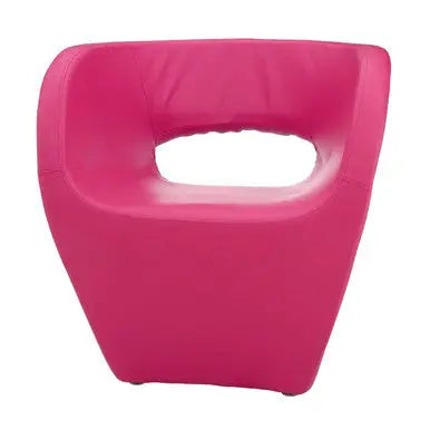 Aldo Hot Pink Leather Effect Armchair
