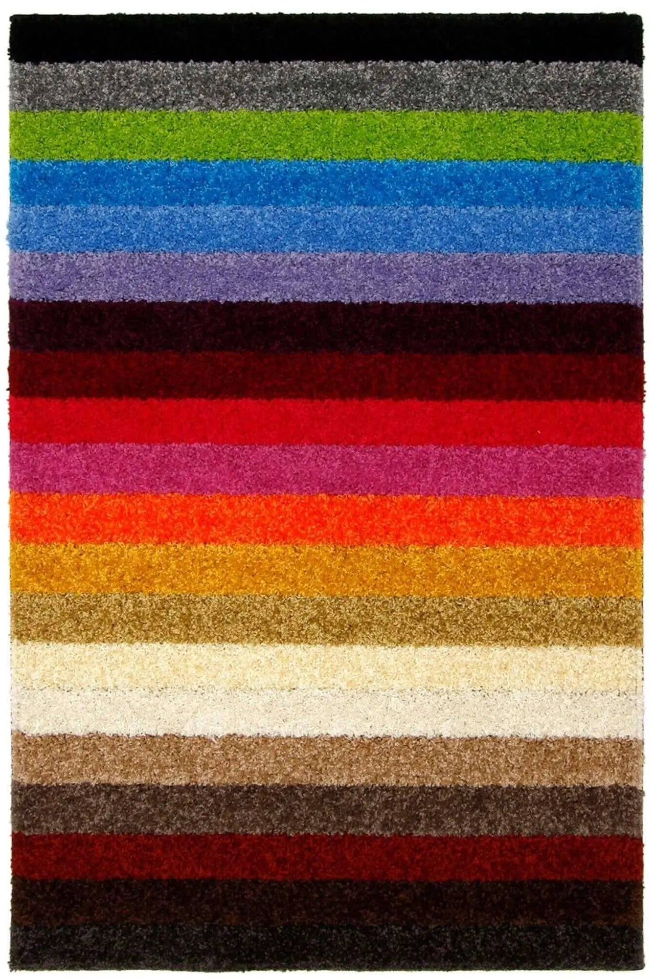 Alya Striped Multicolour Rugs | 117M