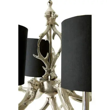 Antler 4 Shade Chandelier