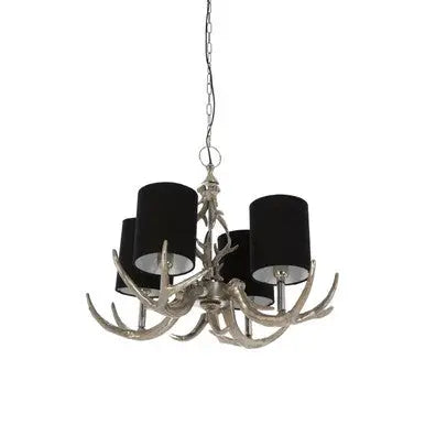 Antler 4 Shade Chandelier