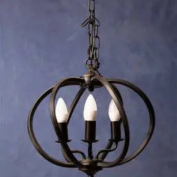 Aspen Matt Black Iron Pendant Light