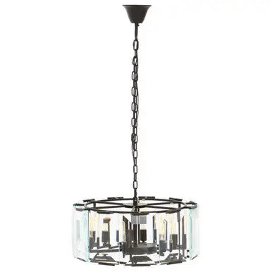 Babylon Black Medium 6 Light Chandelier