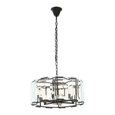 Babylon Black Medium 6 Light Chandelier