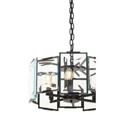Babylon Black Small 6 Light Chandelier
