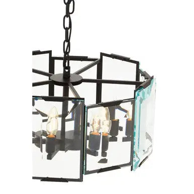 Babylon Black Small 6 Light Chandelier