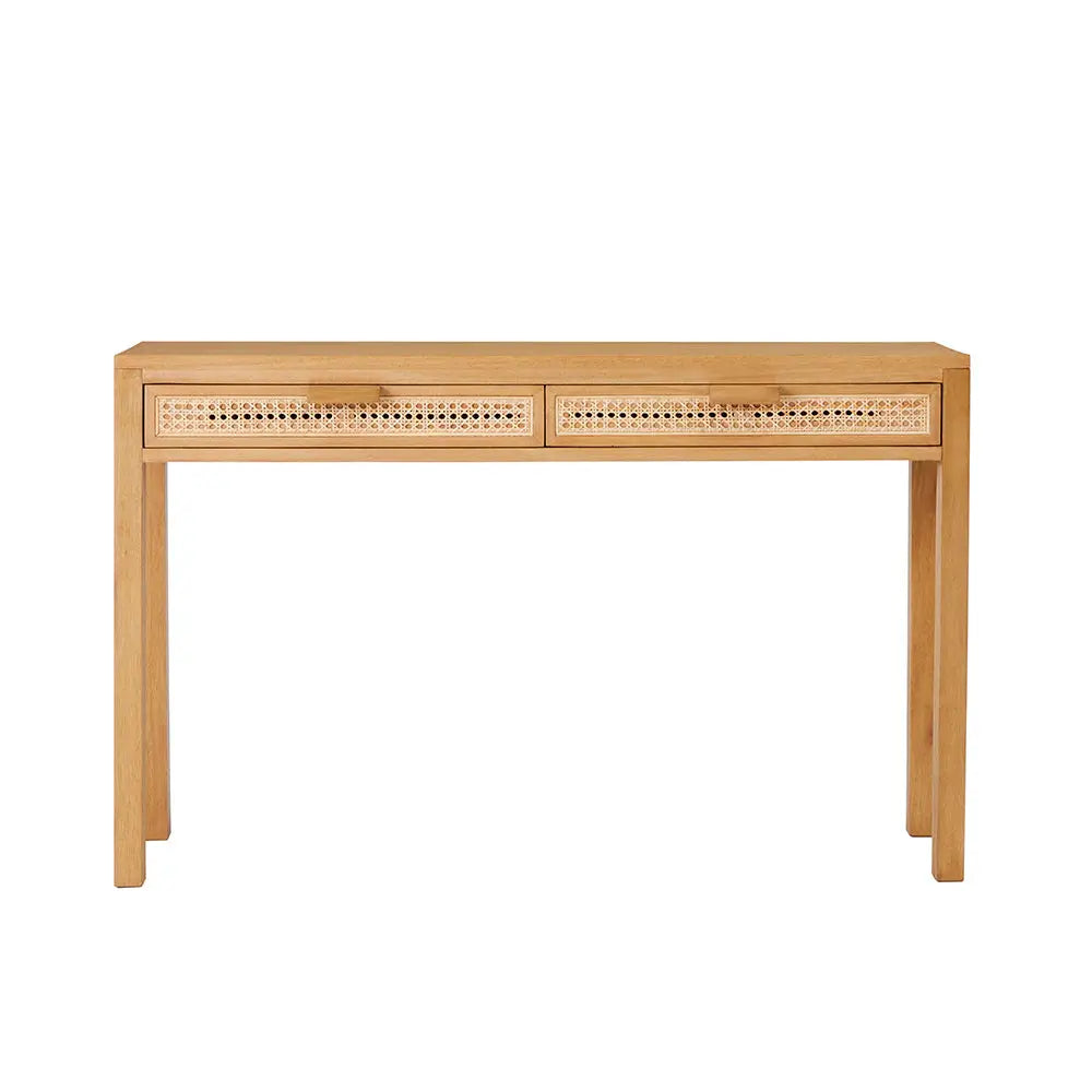 Bali Rattan Dressing Table with 2 Drawers