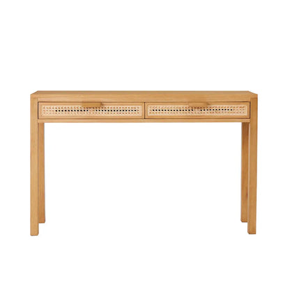 Bali Rattan Dressing Table with 2 Drawers