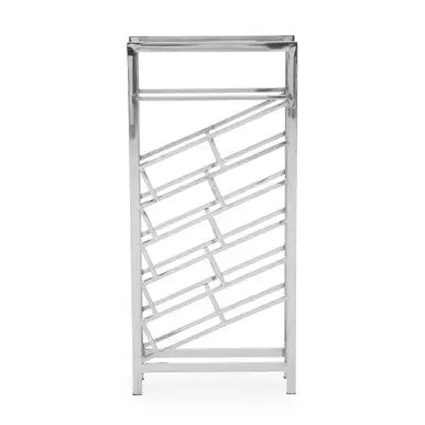 Barolo Stainless Steel Floor Standing 24 Bottle Wine Rack