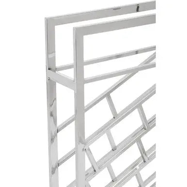 Barolo Stainless Steel Floor Standing 24 Bottle Wine Rack