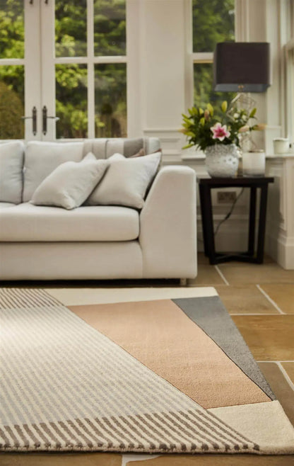 Bauhaus Abstract Wool Rug