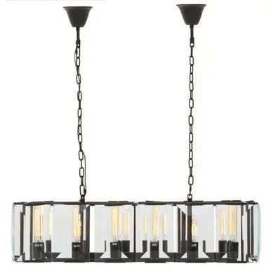 Black 12 Light Pendant Light | Babylon