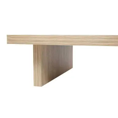 Black and Natural Square Coffee Table, Loki