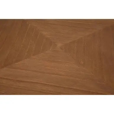 Black and Natural Wooden Coffee Table with 1 Slim Storage Drawer, Loire
