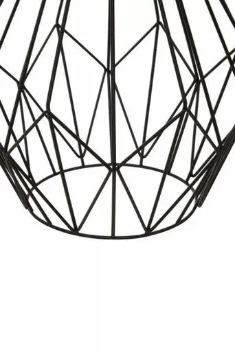 Black Finish Frame Pendant Light | Wyra
