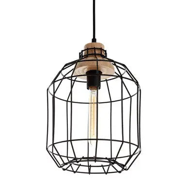 Black Metal Wire Pendant Light | Beacan