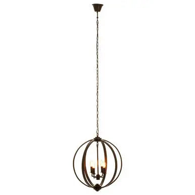 Black Metallic Pendant Light | Censer