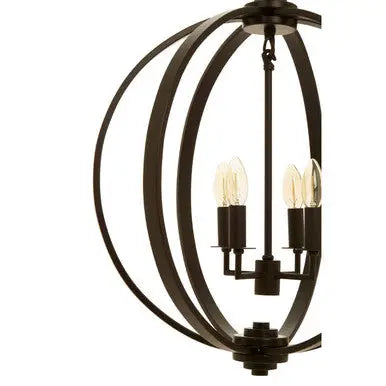 Black Metallic Pendant Light | Censer