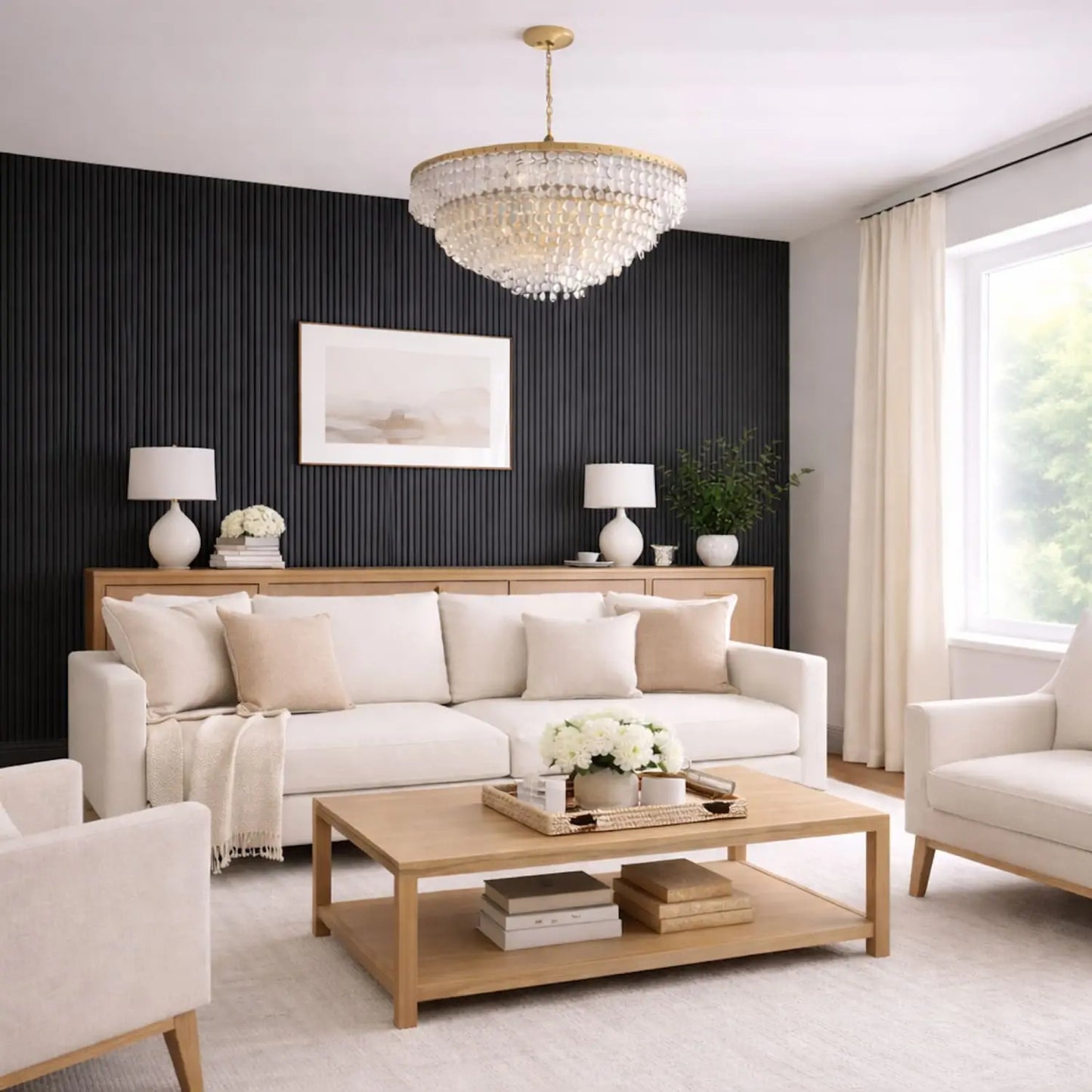 Black Oak Acoustic Wall Panels