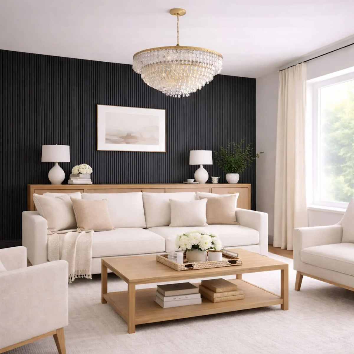 Black Oak Acoustic Wall Panels
