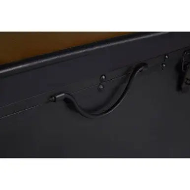Black Wood and Iron Coffee Table with Hinged Top, New Foundry