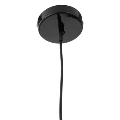 Blayne Black Metal And Wood Effect Pendant Light