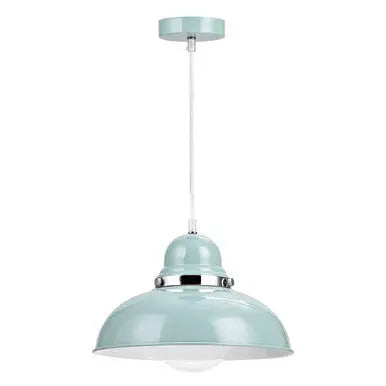 Blue Bowl Shaped Pendant Light | Vermont