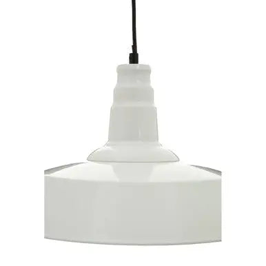 Brant White Metal Pendant Light