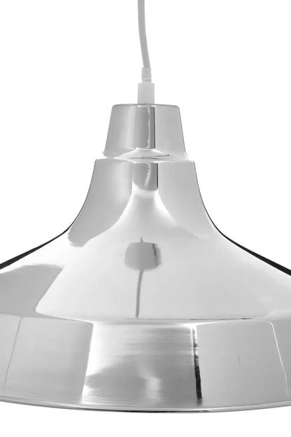 Brinn Chrome Metal Pendant Light