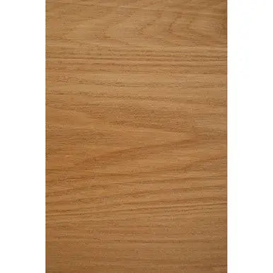Brown Natural Oak and Birch Wood Rectangular Coffee Table with White Frame, Parkside