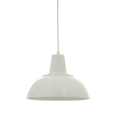 Bryen White Metal Pendant Light
