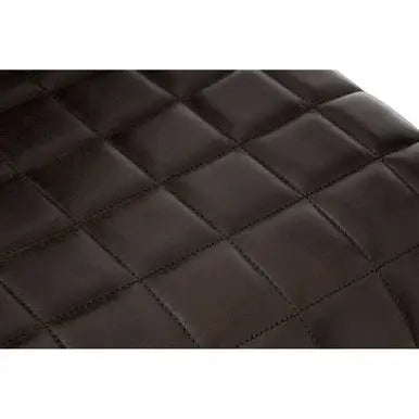 Buffalo Black Leather Quilted Chair