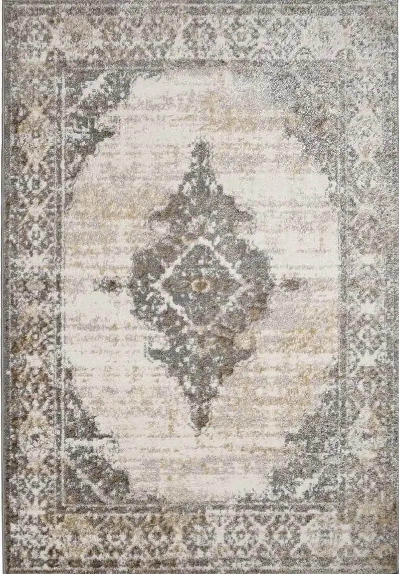 Cadiz Natural Traditional Rug – Soft Vintage