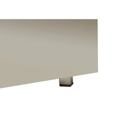 Carlox Black Glass and Chrome Finish Square Coffee Table