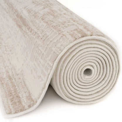 Carmel Cream-Beige Abstract Rug | 6030