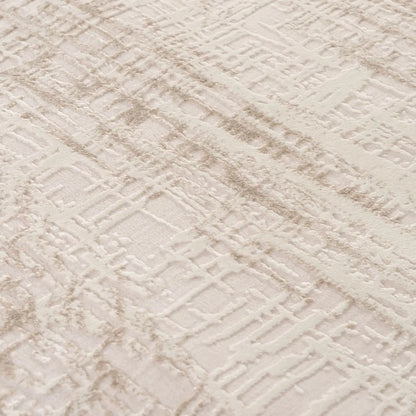 Carmel Cream-Beige Abstract Rug | 6030