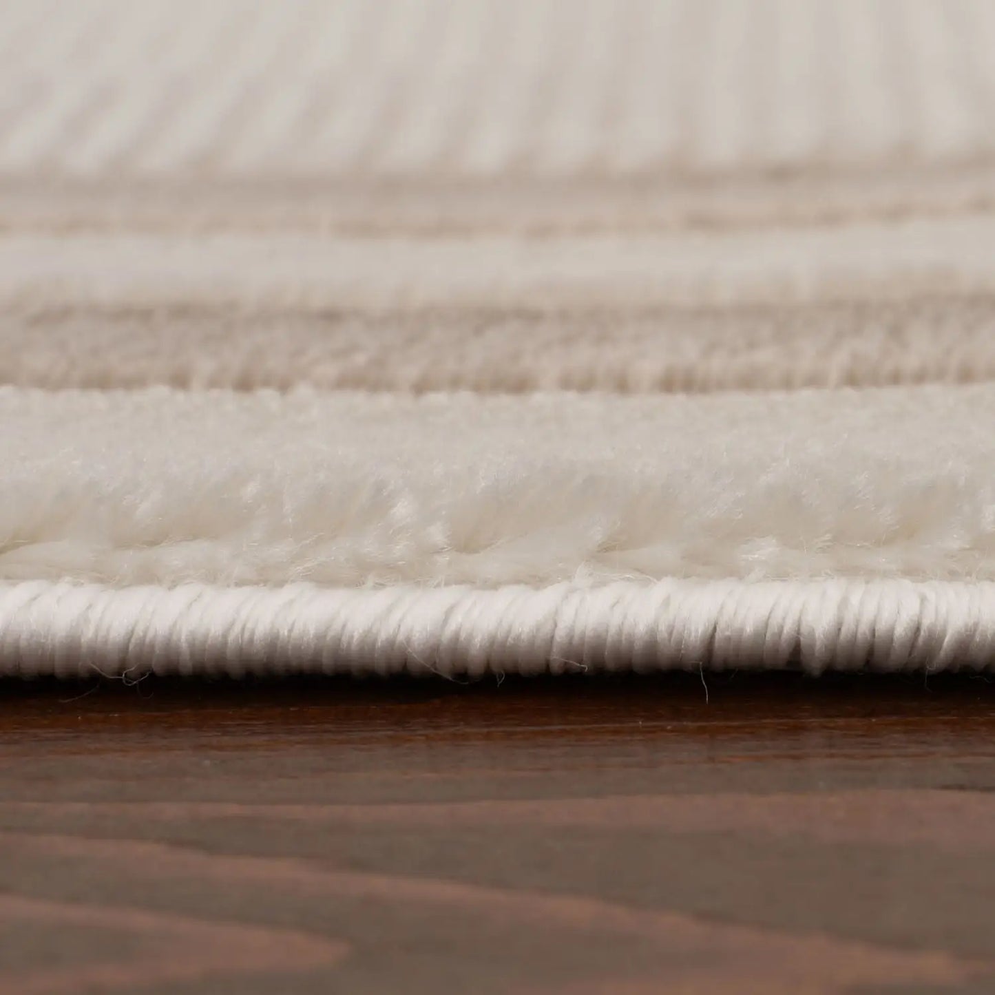 Carmel Cream-Beige Bordered Rug | 6060
