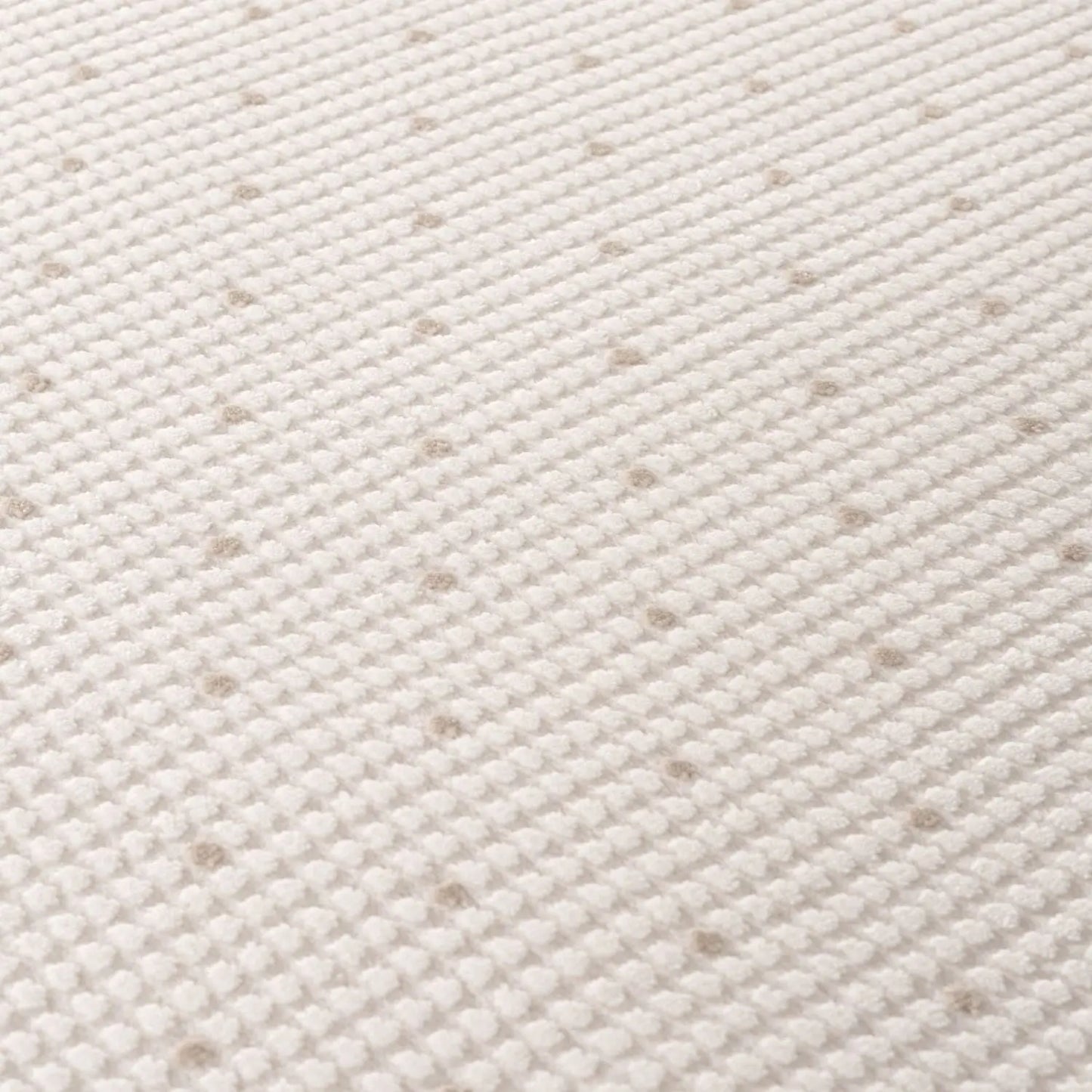 Carmel Cream-Beige Dots Rug | 6080