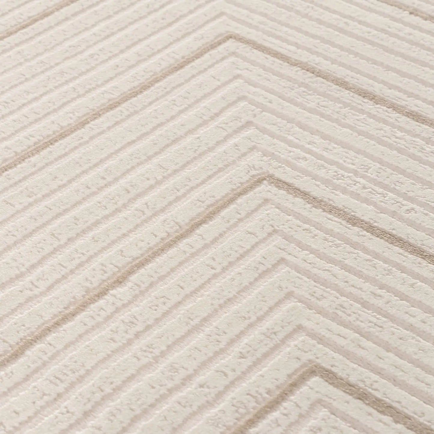 Carmel Cream-Beige Geometric Rug | 6040